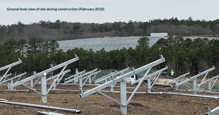 Country Home solar farm panels